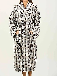 Özdilek Bornoz Kadife Şalyaka Mosaico Bej L Beden