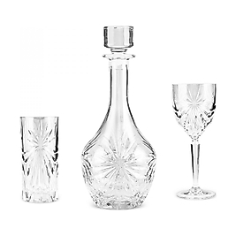 Karaca Karaca bolonya Yeni 25 Parça 12 Kişilik Bardak Su Seti