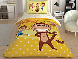 Taç Lisanslı Kukuli Smile Pamuk Nevresim Takımı