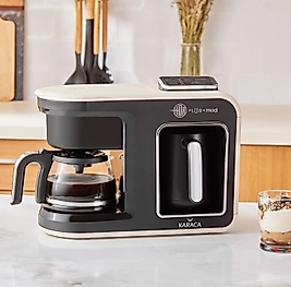 Karaca Hatır Plus Mod 5 in 1 Kahve Ve Çay Makinesi Krem