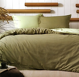 Özdilek - Colormix Haki Tek Kişilik Pamuklu Nevresim Takımı