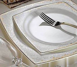 Aryıldız Bone Square Porselen 60 Parça Yemek Takımı 31019