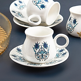 Karaca Bursa 6 Kişilik Kahve Fincanı Takımı 90 ml