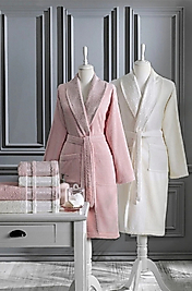 Özdilek Dory Krem Aile Bornoz Seti