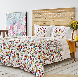 Karaca Home Parlin Fuşya %100 Pamuk Çift Kişilik Nevresim Takımı