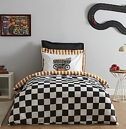 Karaca Home Nevresim Takımı %100 Pamuk Tek Kişilik Young Speed Way (Fitted)