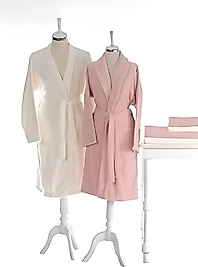 Özdilek Orkide Güpürlü Aile Bornoz Seti