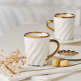 Karaca Set 6 Kişilik Kahve Fincan Takımı 80 ml