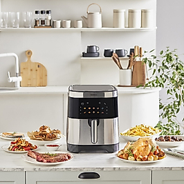 Karaca Gourmet 9L Smart Color Screen Geniş Hazne Inox Airfryer