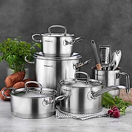 Korkmaz Proline 9 Parça Tencere Seti