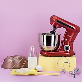 Emsan Bella Gusto Mini Red Stand Mikser Mutfak Şefi 800W 3,5 Lt