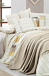 Sarev Eva Carlo Bej Tek Kişilik Pamuk