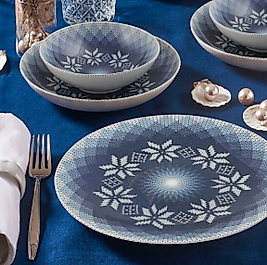 GÜRAL PORSELEN CAMELIA 18 PARÇA 6 KİŞİLİK YEMEK TAKIMI 3100