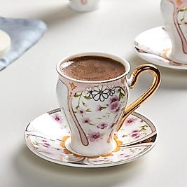 Karaca Efes 6 Kişilik Kahve Fincan Takımı 110 ml