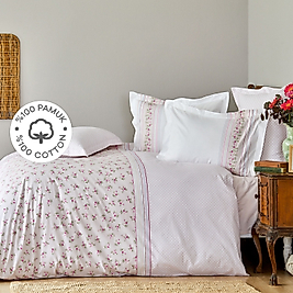 Karaca Home Glen Pembe %100 Pamuk Çift Kişilik Nevresim Takımı