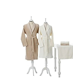 Özdilek Camellia Bej-Krem Bornoz Seti