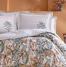 Yataş Amy Çift Kişilik Ranforce Nevresim Takımı - Turuncu