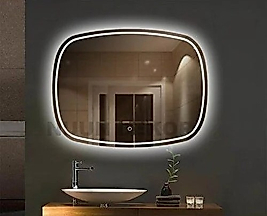 Nuun Dekor Dokunmatik LED Işıklı Banyo Aynası (Dimmer Özellikli)