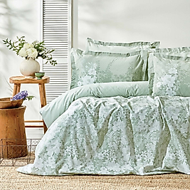 Yataş Bedding Andressa Ranforce Çift Kişilik Nevresim Takımı - Adaçayı