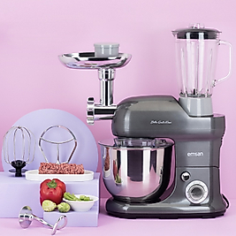 Emsan Bella Gusto Maxi Antrasit Stand Mikser Mutfak Şefi 1300W 5 Lt