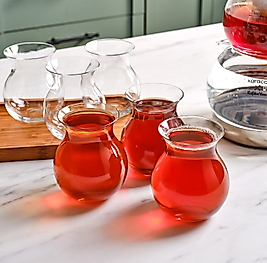 Karaca Refikadan Gönlübol 6'lı Çay Bardağı Seti 290 ml