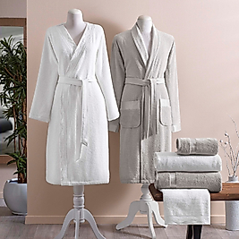 Taç Blanca Pamuk Aile Seti Beyaz Vizon