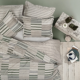 Yataş Avril Çift Kişilik Ranforce Nevresim Takımı - Adaçayı Yataş