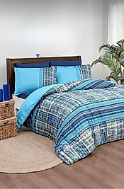 Özdilek Tek Kişilik Çarşafı Lastikli Nevresim Takımı Tweed Turkuaz