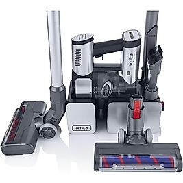 Arnica Solara Hepa 13 Alerjik Filtreli, 3 Kademeli Dijital Motorlu Ultra Premium Dikey Şarjlı Süpürge