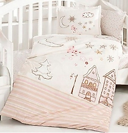 Özdilek Bebek Nevresim Takımı Stella Pembe