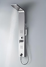 Sam Banyo Aras Krom Duş Paneli, Robot duş, duş kolonu,krom masajlı duş, duş fiskiyesi