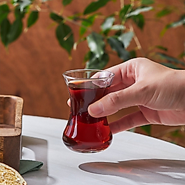 Karaca Vefa 6'lı Çay Bardağı Seti