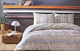 Özdilek Nev Narciso Nevresim Takımı Çift Kişilik Bej