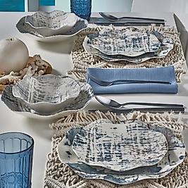 Güral Porselen Güral Nesrin 24 Parça 6 Kişilik Bone Yemek Seti