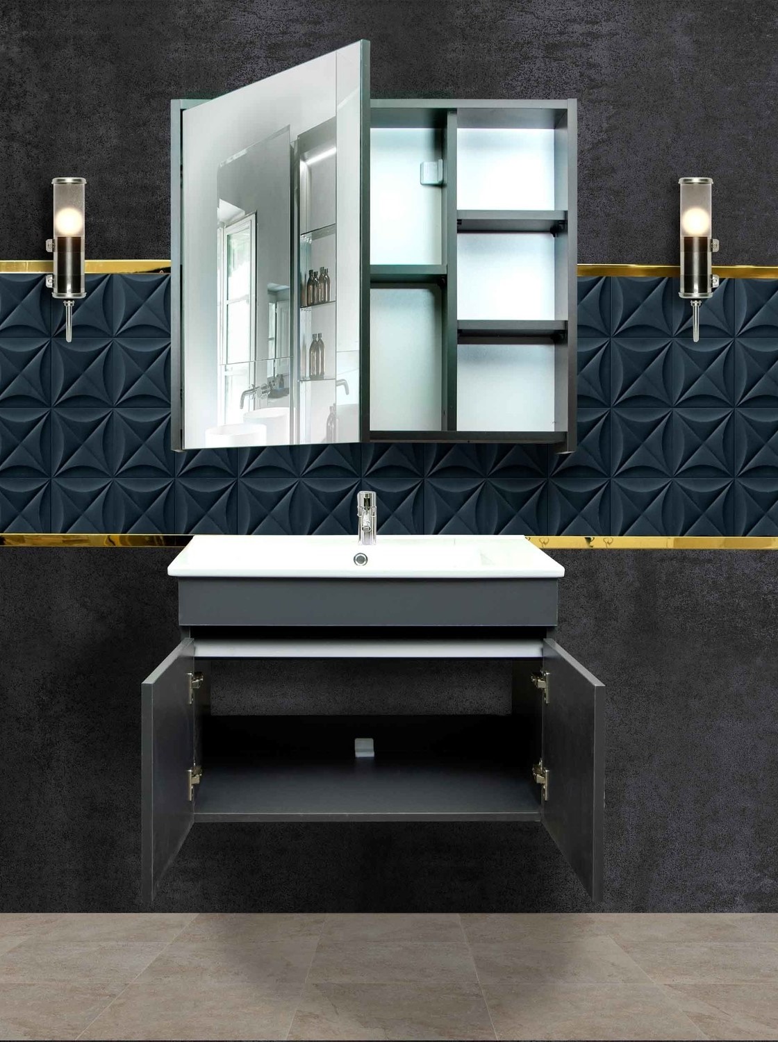 Ertekpa Galata -75 cm Antrasit