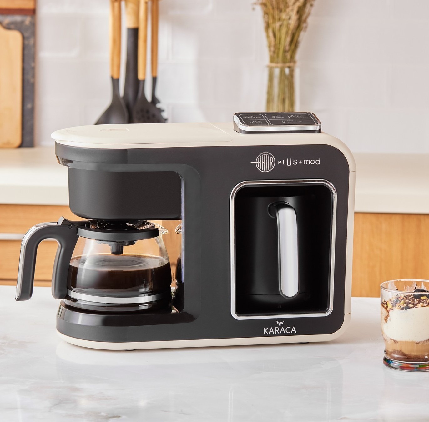 Karaca Hatır Plus Mod 5 in 1 Kahve Ve Çay Makinesi Krem