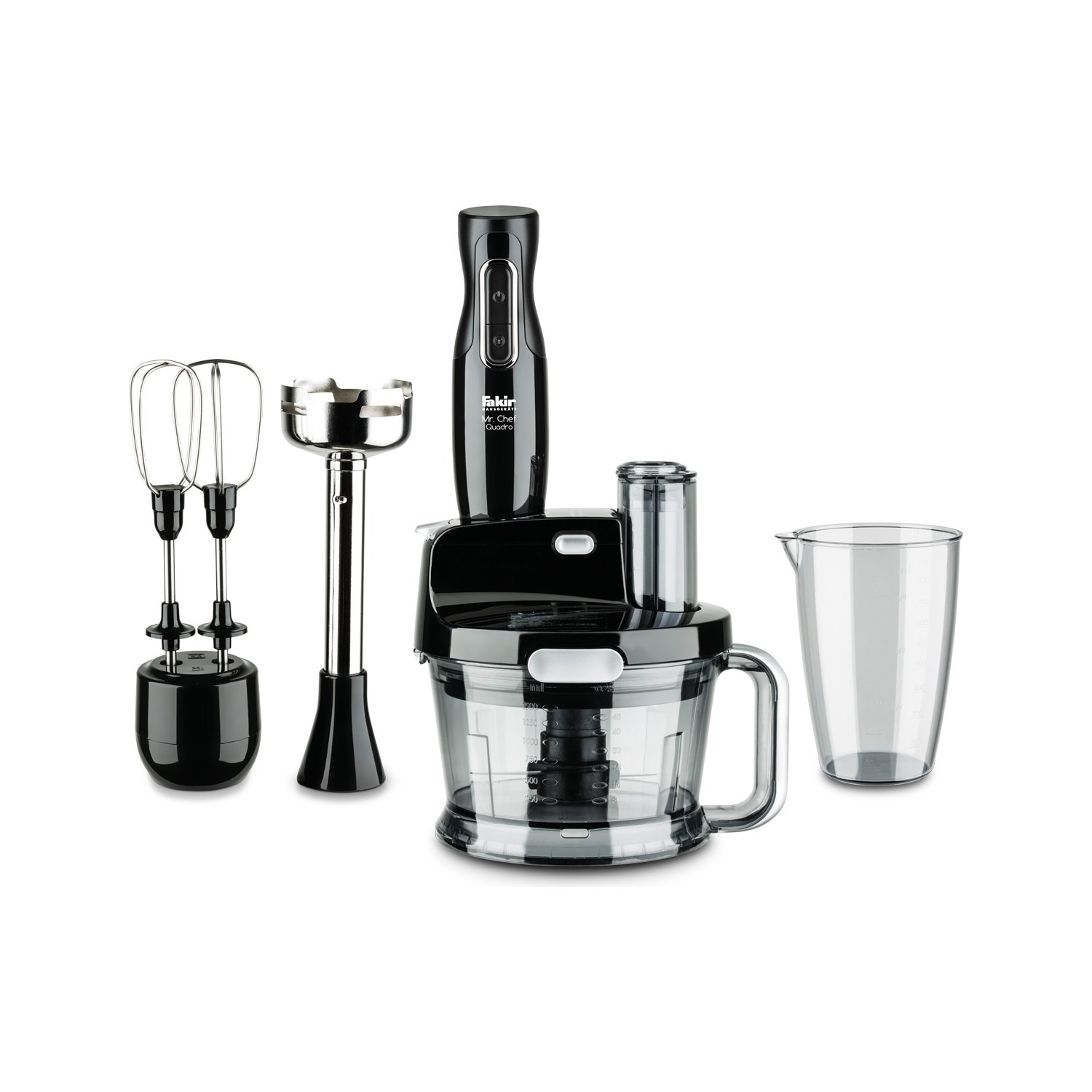 Fakir Mutfak Robotu Seti Çok Amaçlı Blender Set Siyah