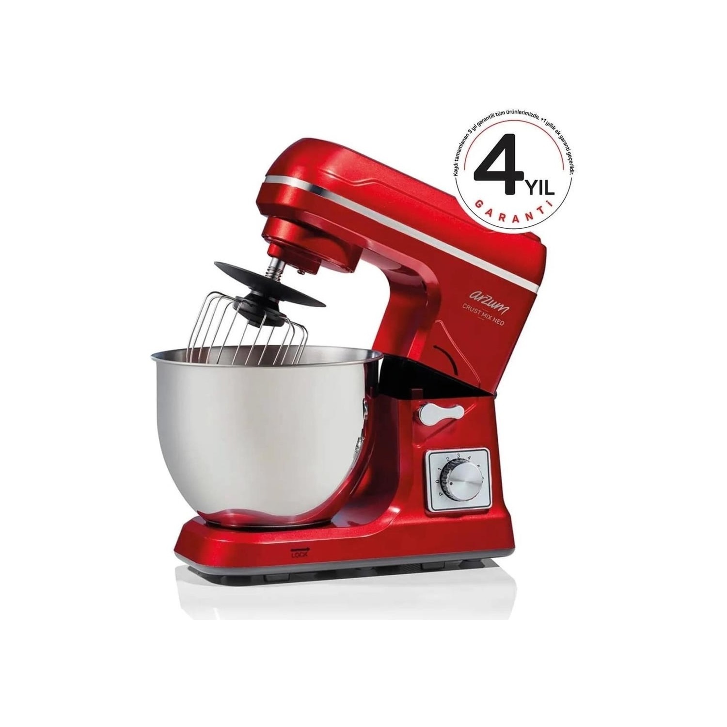Arzum Ar1143-K Crust Mix Neo Stand Mikser - Kırmızı