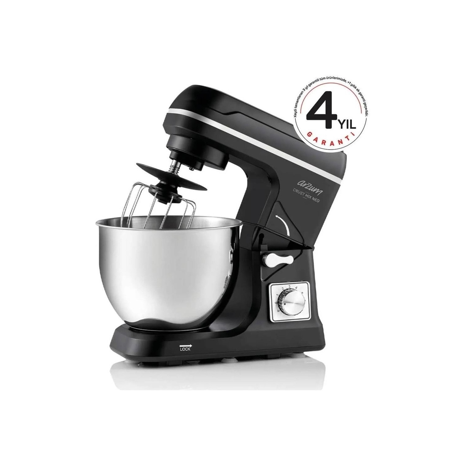 Arzum AR1143-S Çrust Mix Neo Stand Mikser Siyah