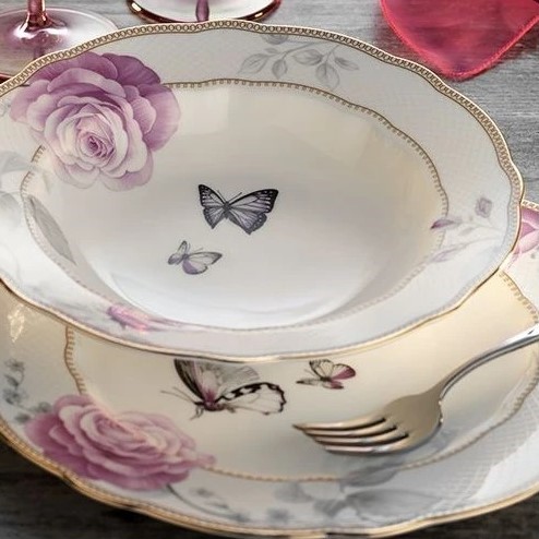 Aryıldız Ar30076 Porselen 83 Parça 12 Kişilik Yemek Takımı