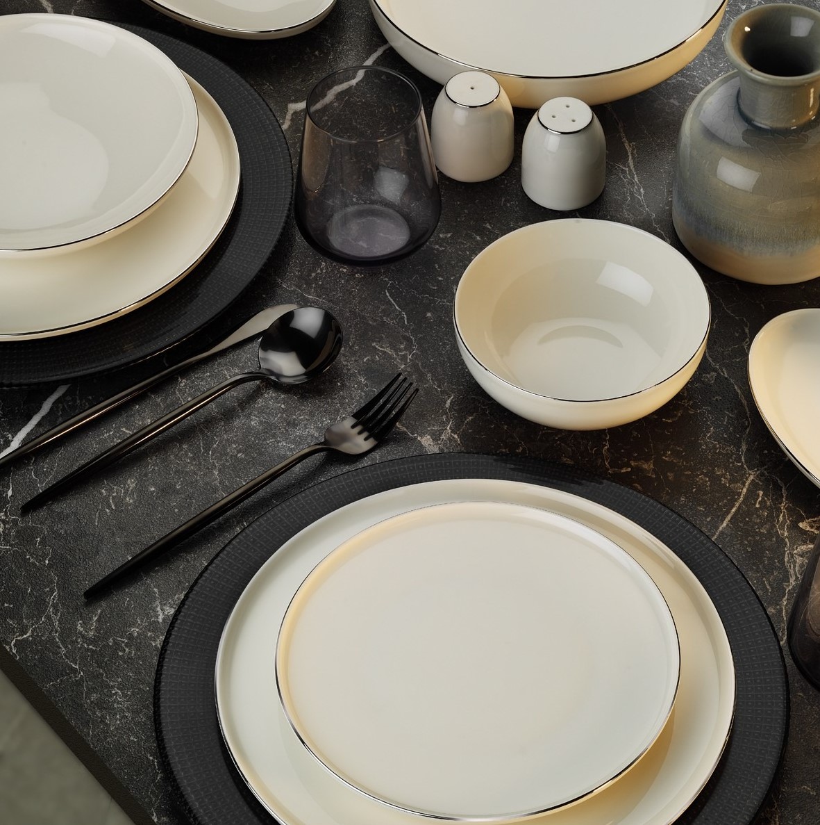 Aryıldız Lima Platin 6 Kişilik 30 Parça Yemek Takımı