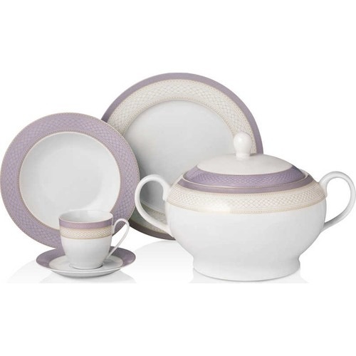 Korkmaz Super White 86 Parça Yuvarlak Yemek Takımı