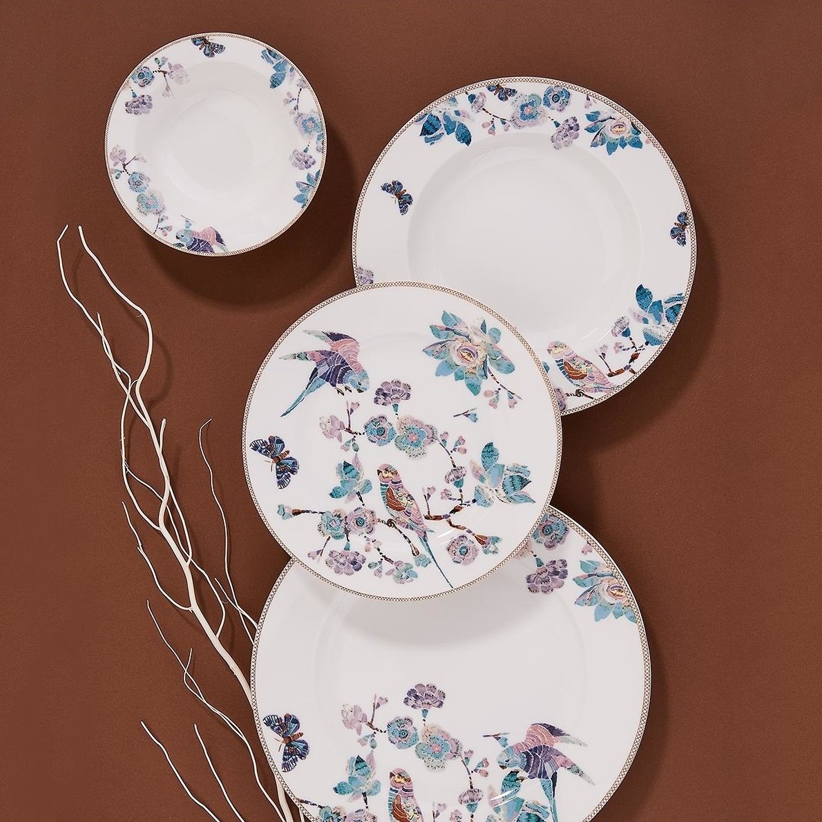 Korkmaz Vanessa Collection 24 Parça Yuvarlak Yemek Takımı A8878