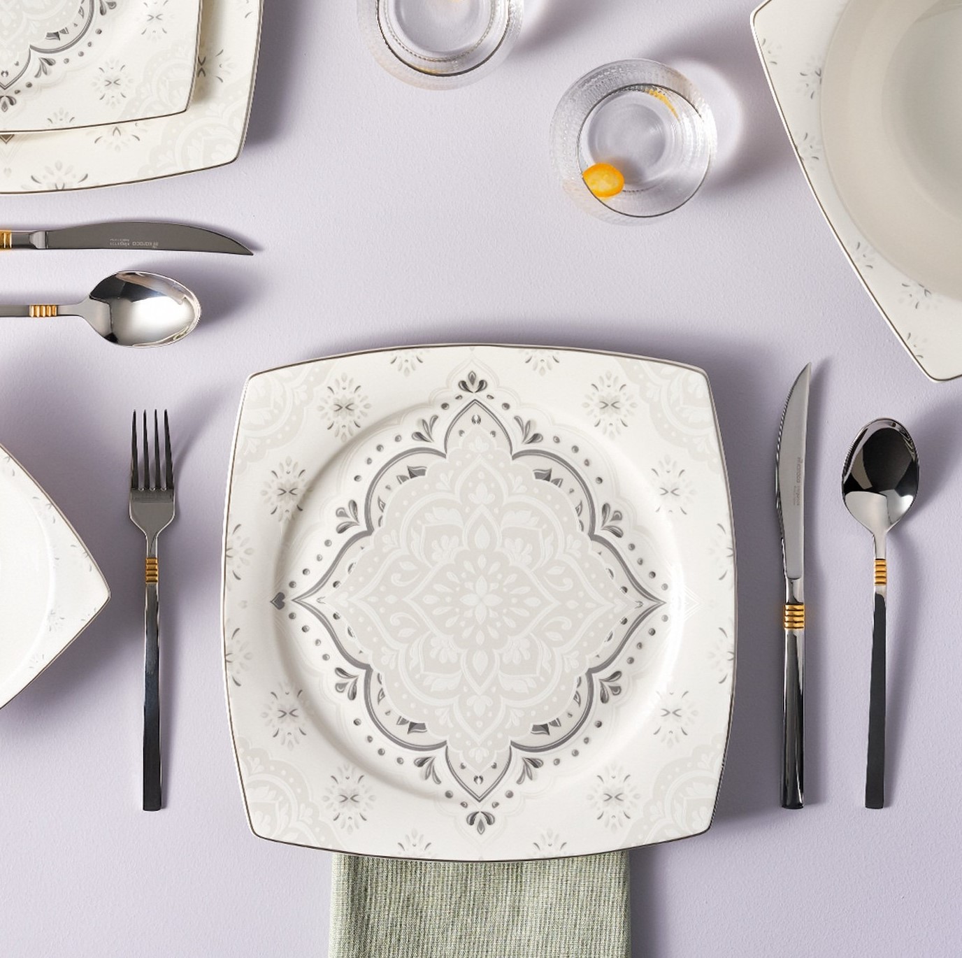 Karaca Classy 57 Parça 12 Kişilik New Bone Yemek Takımı