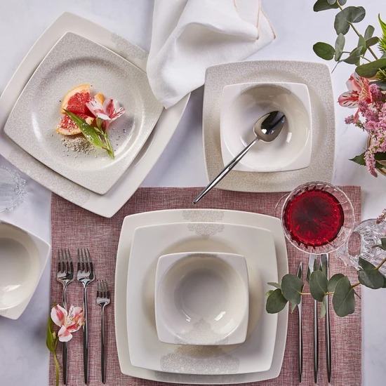 Karaca Flava 24 Parça 6 Kişilik Porselen Yemek Takımı