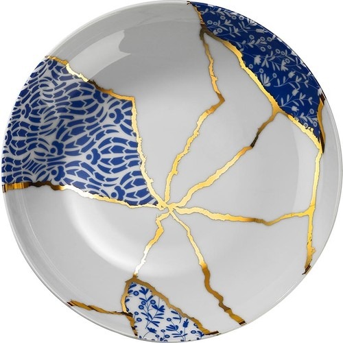 Kütahya Porselen Zeugma Kintsugi 28 Parça 6 Kişilik Yemek Takımı