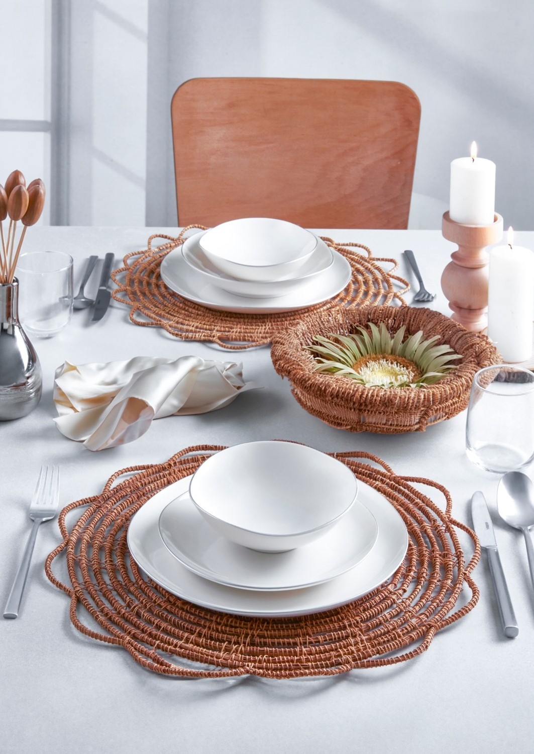 Güral Porselen Roden 24 Parça 6 Kişilik Yemek Takımı