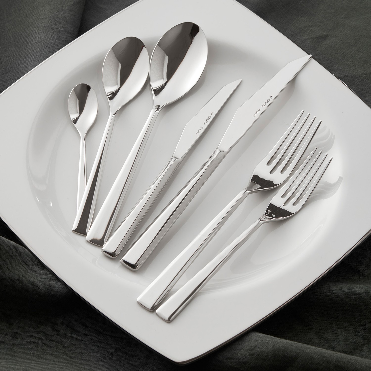 Karaca Valley 84 Parça 12 Kişilik Kutulu Çatal Kaşık Bıçak Takımı