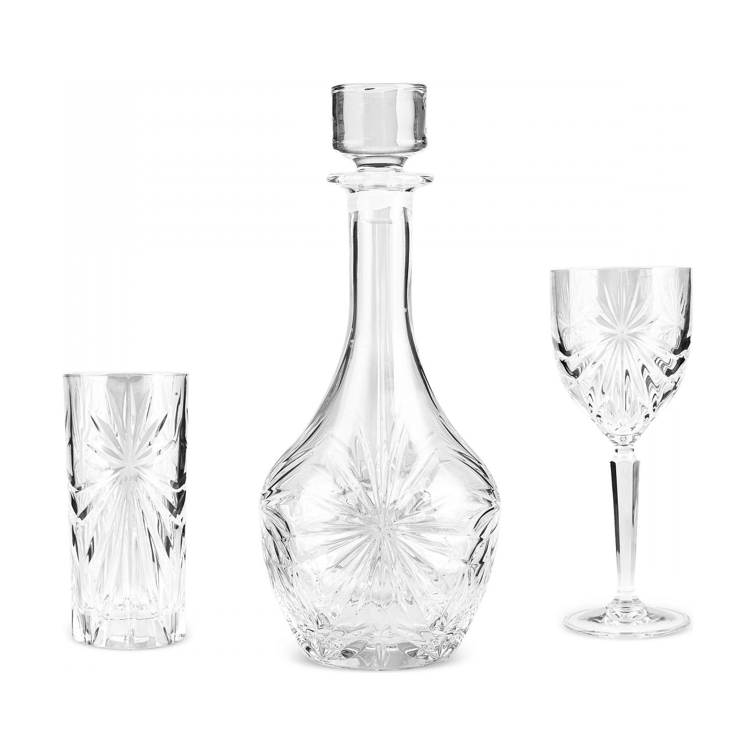 Karaca Karaca bolonya Yeni 25 Parça 12 Kişilik Bardak Su Seti