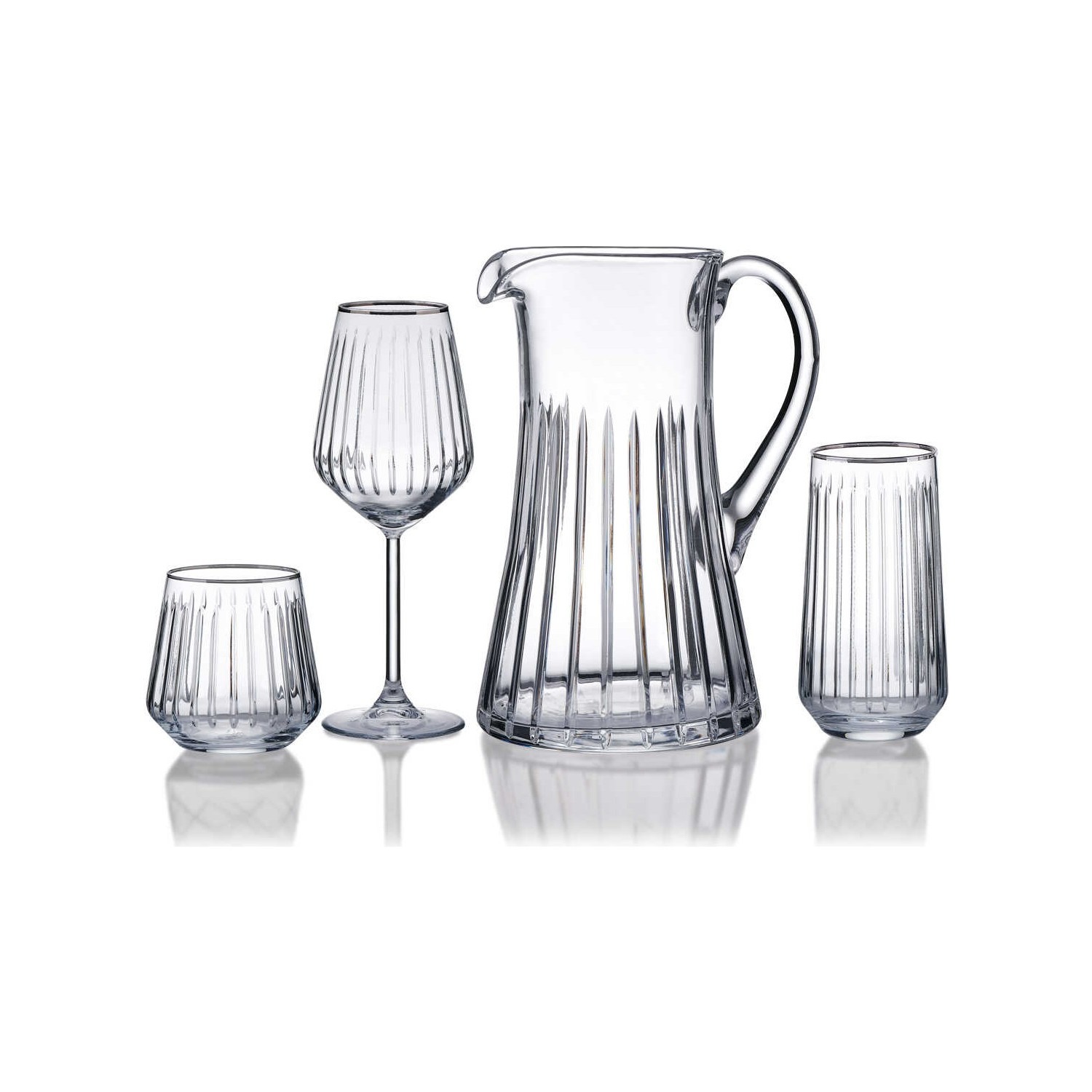 Korkmaz Siera Platin 37 Parça Bardak Seti A9206-1